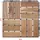 casa.pro Klickfliesen Alliste 10er Set 12 Lamellen 0,9 m2 beige/braun