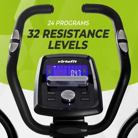 VirtuFit iConsole Total Fit Ergometer Crosstrainer - Schwarz