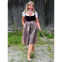 MarJo Dirndl Samt Katja in Schokotraube 44