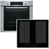 Bosch Einbaubackofen mit Wolkenstein Induktionskochfeld autark 60 cm