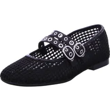 TAMARIS Ballerina (DURCHBROCHEN) für Damen, schwarz, 39 EU