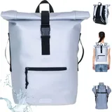 Elephant Gin Time Bag Rucksack Silber