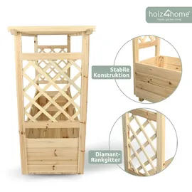 holz4home Pflanzkasten 128 x 103 x 44 cm Natur