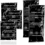 25x schwarz Set Kühlpad Kühlpack Kühlkompresse Warmkompresse - Kaltkompresse - Kompresse Gelkissen - Cool pads Gel pads - kalt & Warm Kühlpack & Kühlakku (5x5)