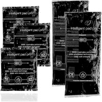 25x schwarz Set Kühlpad Kühlpack Kühlkompresse Warmkompresse - Kaltkompresse - Kompresse Gelkissen - Cool pads Gel pads - kalt & Warm Kühlpack & Kühlakku (5x5)