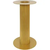 Magnetic Mobel Metall Tischfuß Rund Tisch Esstisch Tischbein Tischgestell 40x72 cm (Gold)