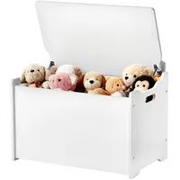 Vevor Aufbewahrungsbank 59,7 x 36,8 x 54,5 cm 1-tlg. weiß