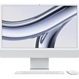 Apple iMac 24" Retina 4,5K Display 2023 M3 8 GB RAM 256 GB SSD 8-Core GPU Silber