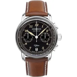 Zeppelin 100 Jahre Zeppelin Chronograph 7674-3 - 43 - Schwarz