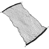Gepäcknetz Fürs Auto, Kofferraumnetz, Autozubehör, Kofferraumtasche, Schwarzes Nylon, 110 X 60 Cm