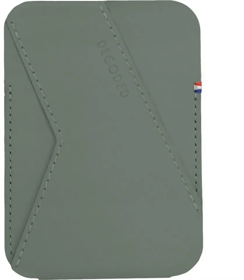 DECODED Decoded Silicone MagSafe Card Stand Sleeve - Sage Leaf Smartphone-Halterung grün