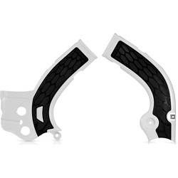 Acerbis 0017778 Yamaha, Protecteur de cadre X-Grip - Blanc