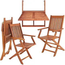 CASARIA Balkonset 3-tlg. Braun