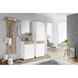 MCA Furniture Garderobenschrank Weiß, - Maße cm, B: 58 H: 205 T: 40