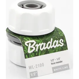 Bradas Schlauchverbinder 1/2" weiß