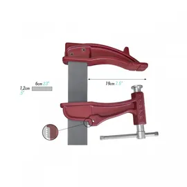piher industrias piqueras s.a poligono cantabria 1 Schraubzwinge Stahl 120 cm