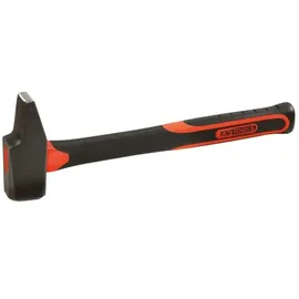 KS Tools Schlosserhammer, Fiberglasstiel, französische Form, 250g