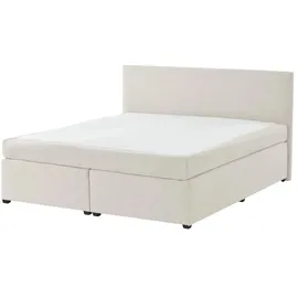 Möbel Kraft Boxspringbett 187 x 104 cm H3 Creme