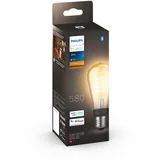 Philips Hue LED-Leuchtmittel E27 Einzelpack White ST64 Filament 580 lm