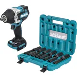 Makita DTW 701 Z Akku Schlagschrauber 18 V 700 Nm 1/2" Brushless + Steckschlüssel Set 14 tlg. - ohne Akku, ohne Ladegerät