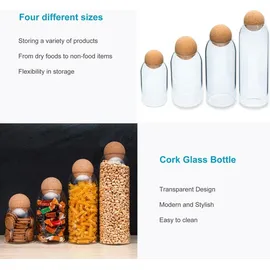 Intirilife Vorratsglas 400 ml 4 St.