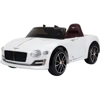 HOMCOM Kinderauto Elektroauto Bentley GT lizenziert mit Fernbedienung, 2 x 390 Motoren, Weiß, 108 x 60 x 43 cm, für Kinder   Aosom.de