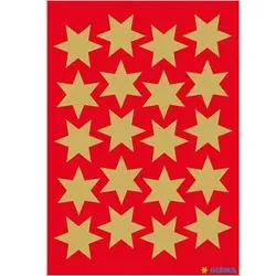 HERMA Aufkleber 3905 Sterne, gold, 60 Etiketten