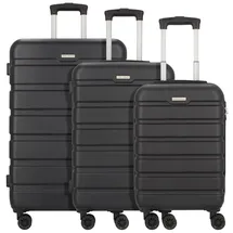 Worldpack Phoenix Koffer-Set 3-tlg. schwarz