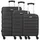 Worldpack Phoenix Koffer-Set 3-tlg. schwarz