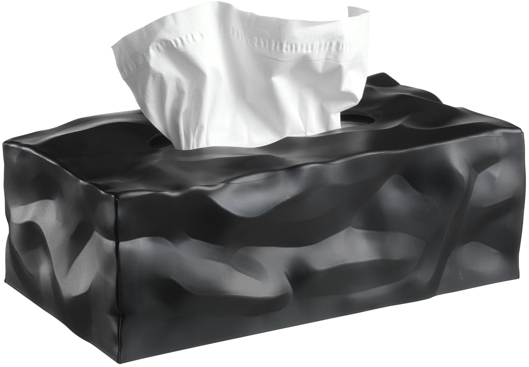 essey - Wipy 2-Cube Tuchbox, schwarz