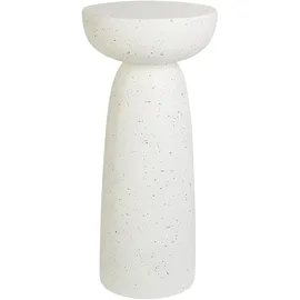 Beliani Beistelltisch Ø 33 x 71 cm Weiß