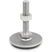 Ganter norm Ganter Normelemente GN 41-80-M12-100-D3-SK 41-80-M12-100-D3-SK-Edelstahl Stellfüße |