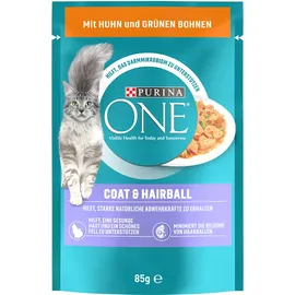 Purina Coat & Hairball mit Huhn 26 x 85 g