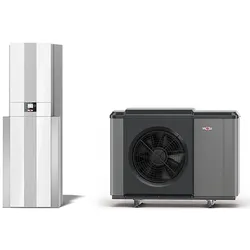 WOLF Wärmepumpen-Center CHC-Monoblock 10/300-50S inklusive CHA10/400V, Warmwasserspeicher, Trennpufferspeicher + Bedienmodul - 9146848