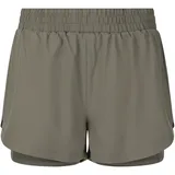 Endurance Yarol 2in1 Shorts Damen 1013 - gunmetal 34