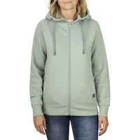 denimfy Sweatjacke DFClara in Grün | L