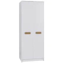 marmex möbel Drehtürenschrank Grant 13 75 x 195 x 54 cm Weiß