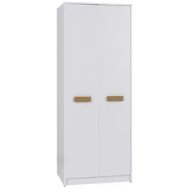 marmex möbel Drehtürenschrank Grant 13 75 x 195 x 54 cm Weiß