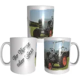 (10.44) TASSE FOTOTASSE BECHER MOTIVTASSE TRAKTOR OLDTIMER EICHER - gern mit Name