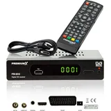 Premium X PremiumX Kabelreceiver DVB-C FTA 531C Digital FullHD SCART HDMI USB Mediaplayer, TV-Receiver Kabel-Fernsehen