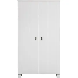 Woood Kleiderschrank Ties 111 x 202 x 55 cm Weiß