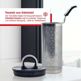 Solis Tee- & Wasserkocher, 1,2 L Volumen, Programmierbare Tee Tasten, 360° Basis