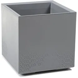 Pflanzkübel Beton 40 Caro Rollen 100% recycled hellgrau