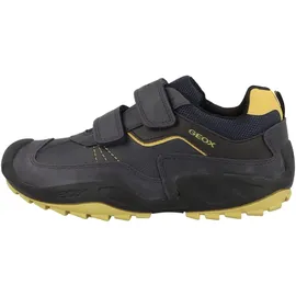 GEOX Jungen J New Savage Boy A Schuhe, Navy Ochreyellow, 25 EU - 25 EU