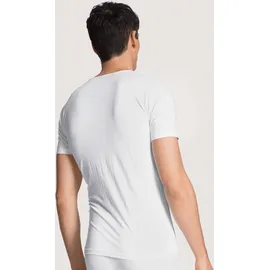 CALIDA Herren T-shirt weiß Baumwolle unifarben, weiß, NOS