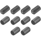 QUARKZMAN 10 Stück Gummikappen, 11mm Rohrstopfen Endkappe Rund Schutzkappen Pfostenkappe Abdeckkappen Zaunpfosten Endspitze Kappen für Gartenstühle Tischbeine Möbelfüße Gleiter, Dunkelgrau