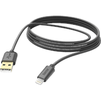 Hama Ladekabel USB-A/Lightning 3m Schwarz