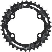 Shimano Unisex – Erwachsene Deore Kettenblatt, Mehrfarbig, 2 Fach