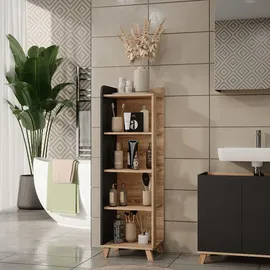 Vicco Midischrank Karen 40 x 35 x 128 cm Braun