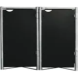 Hide Mülltonnenbox für 2 Tonnen 140 x 81 x 115 cm schwarz